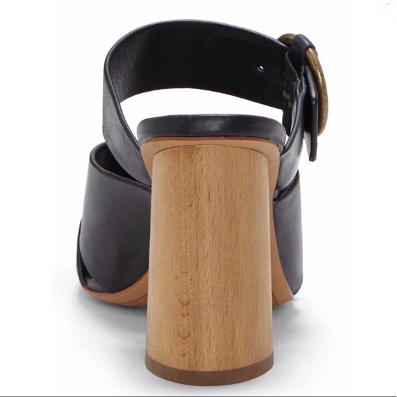 1.State Black Icendra Flared Block Heeled Mules 9 - Picture 6 of 8